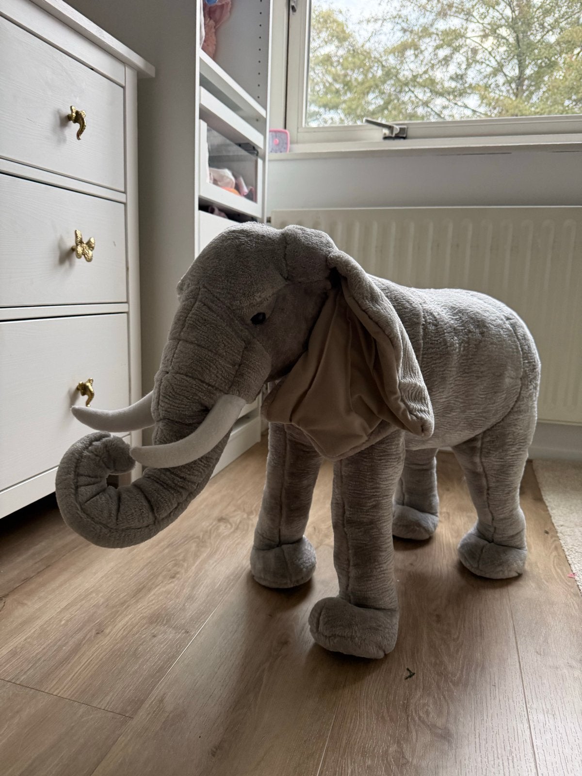 Childhome Olifant 60 cm - Grote Knuffel Olifant, Ophalen, Overige merken, Grijs, Zo goed als nieuw