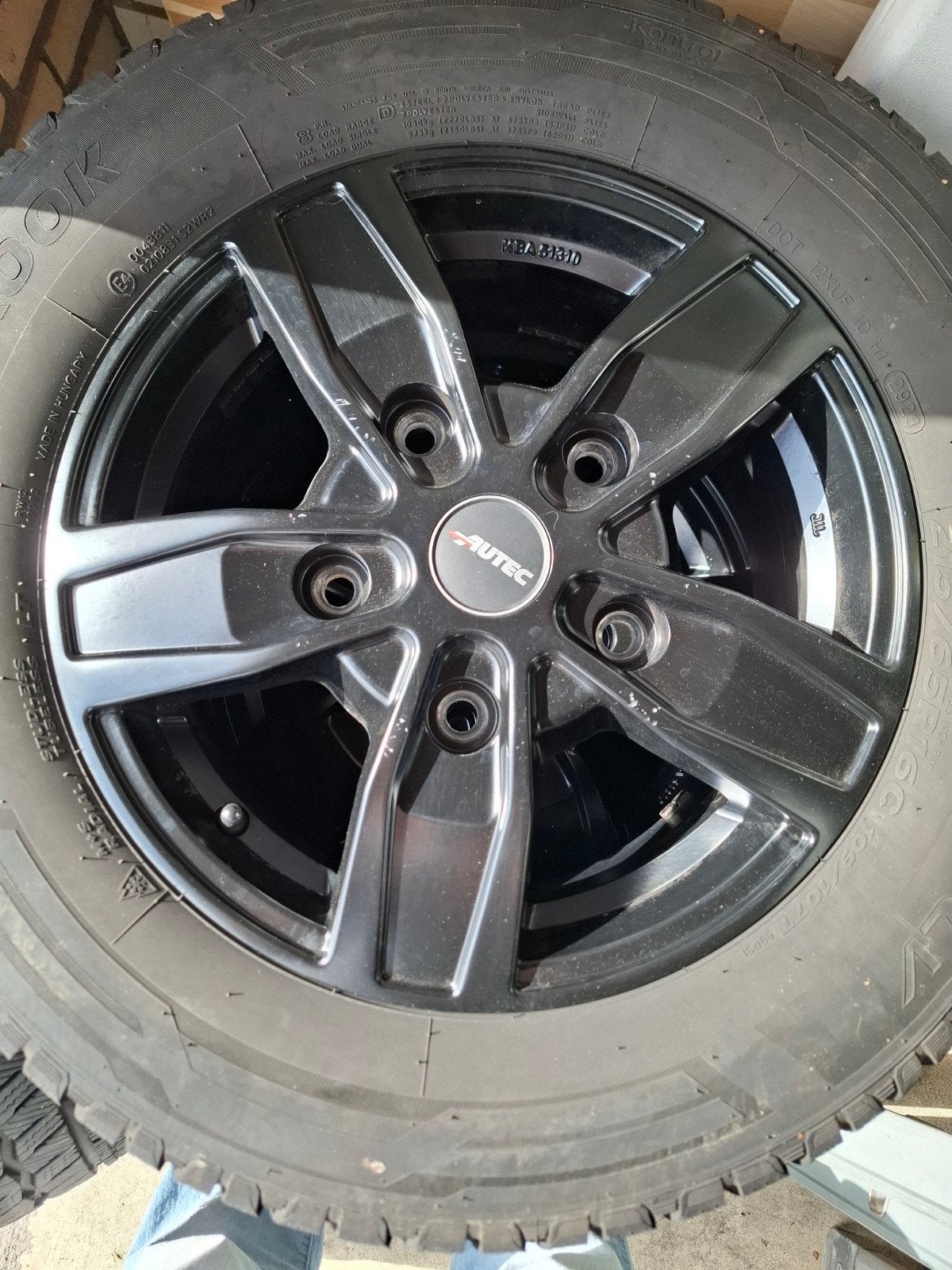 Velgen met winterbanden Ford Custom, Auto-onderdelen, Ophalen, Velg(en), 16 inch, Winterbanden