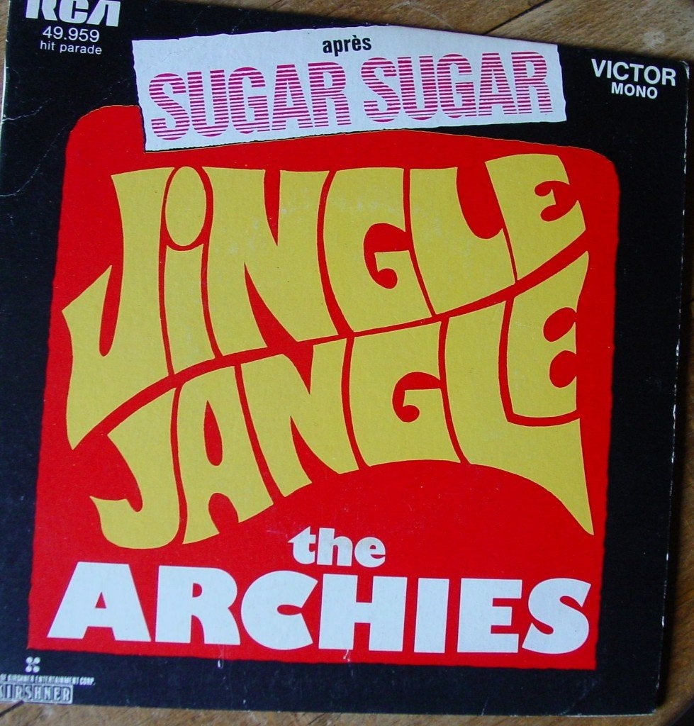 45T 7INCH VINYL SINGLE THE ARCHIES, Ophalen of Verzenden, Zo goed als nieuw, Pop
