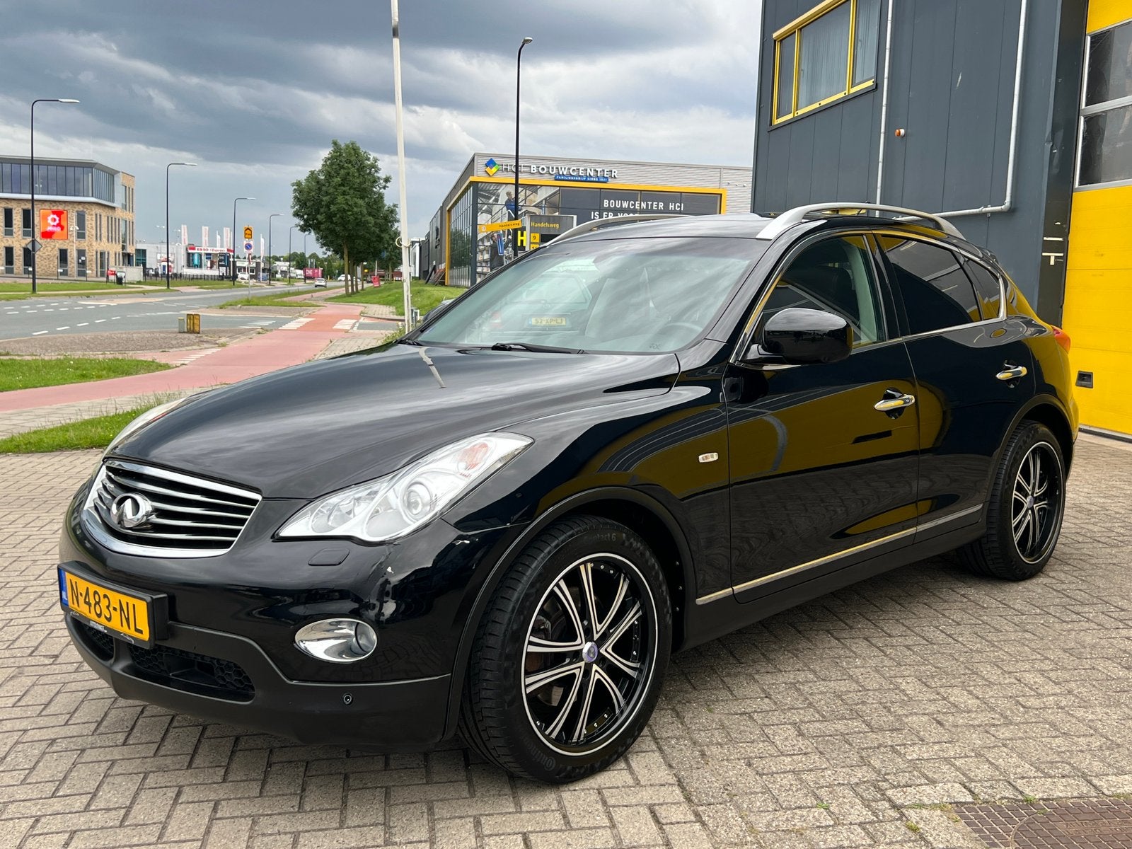 Infiniti EX-serie 3.7 V6 235KW AWD AUT 2010 Zwart, Auto's, Infiniti, Particulier, EX-serie, ABS, Achteruitrijcamera, Adaptieve lichten