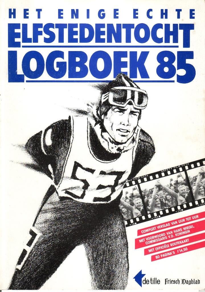Elfstedentocht Logboek 85 - incl. Kaart, Ophalen of Verzenden