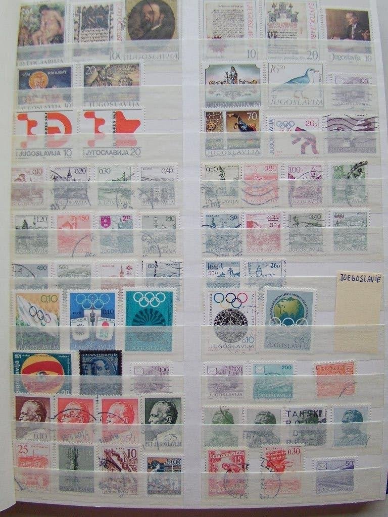 stockboek Joegoslavië Dld NN Guinea DDR Turkije Griekenland, Postzegels en Munten, Ophalen of Verzenden, Buitenland