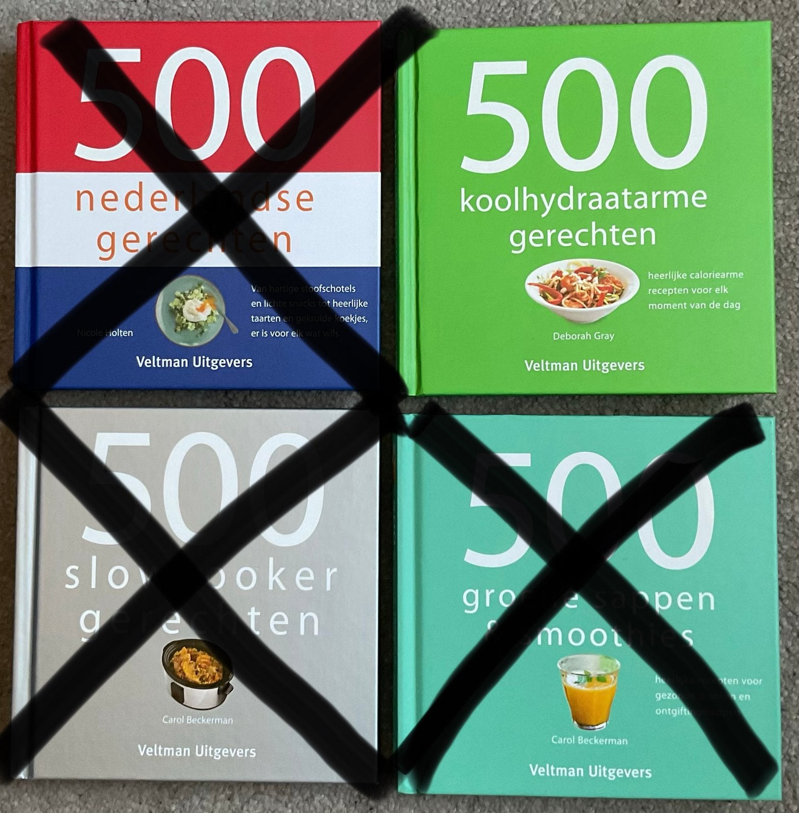 500 recepten koolhydraat arme recepten, Ophalen of Verzenden, Zo goed als nieuw