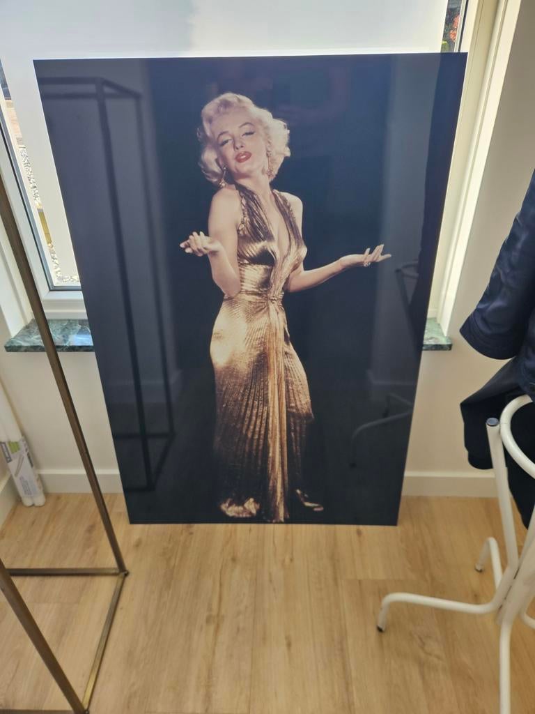 Marilyn Monroe aluminium schilderij 120x80 cm, Ophalen