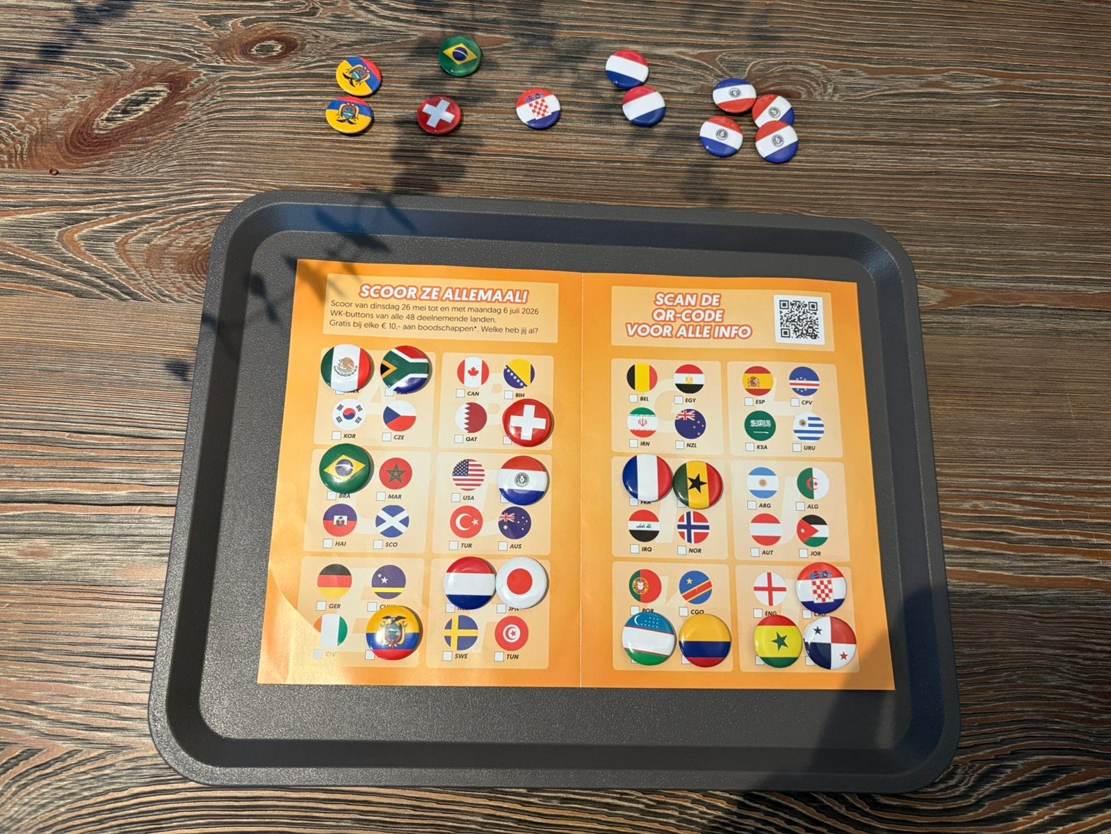 Dekamarkt Wk Buttons ruilen, Ophalen, Zo goed als nieuw, Overige onderwerpen
