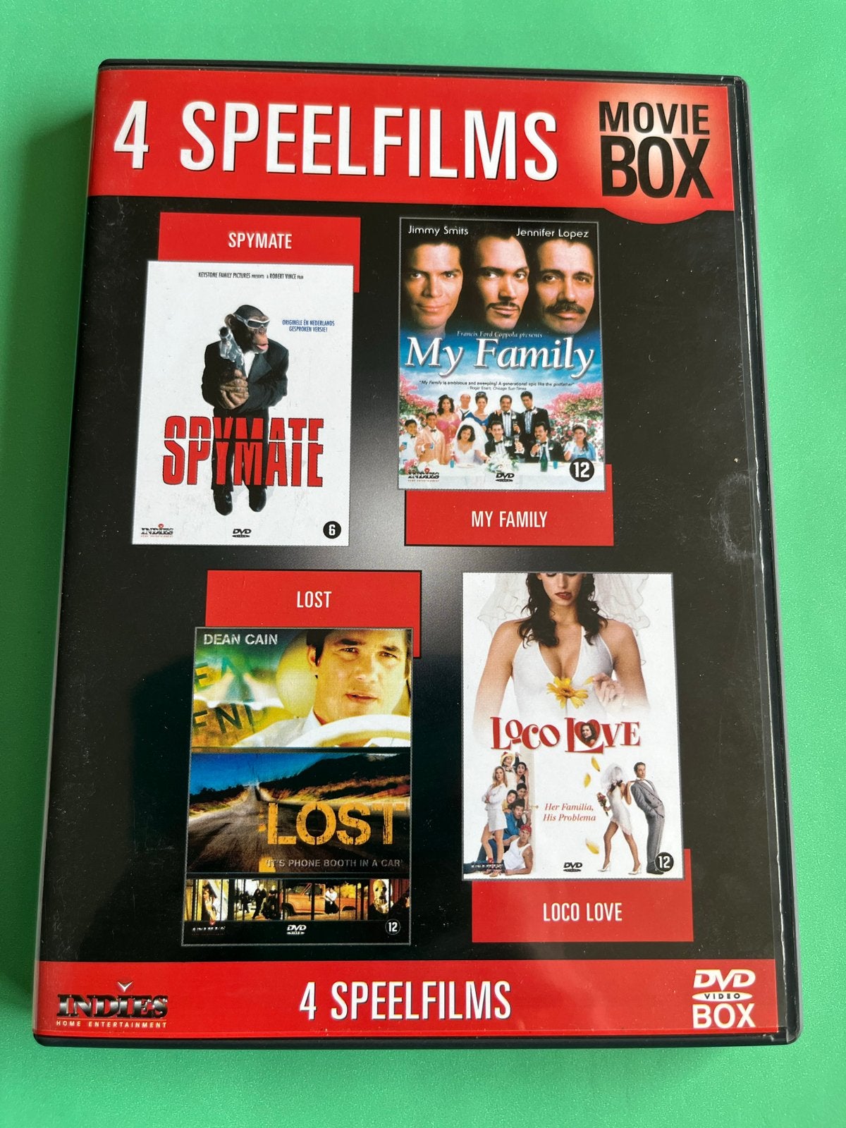 4 Speelfilms Movie Box DVD, Nederlands, Ophalen of Verzenden, Vanaf 12 jaar, Gebruikt