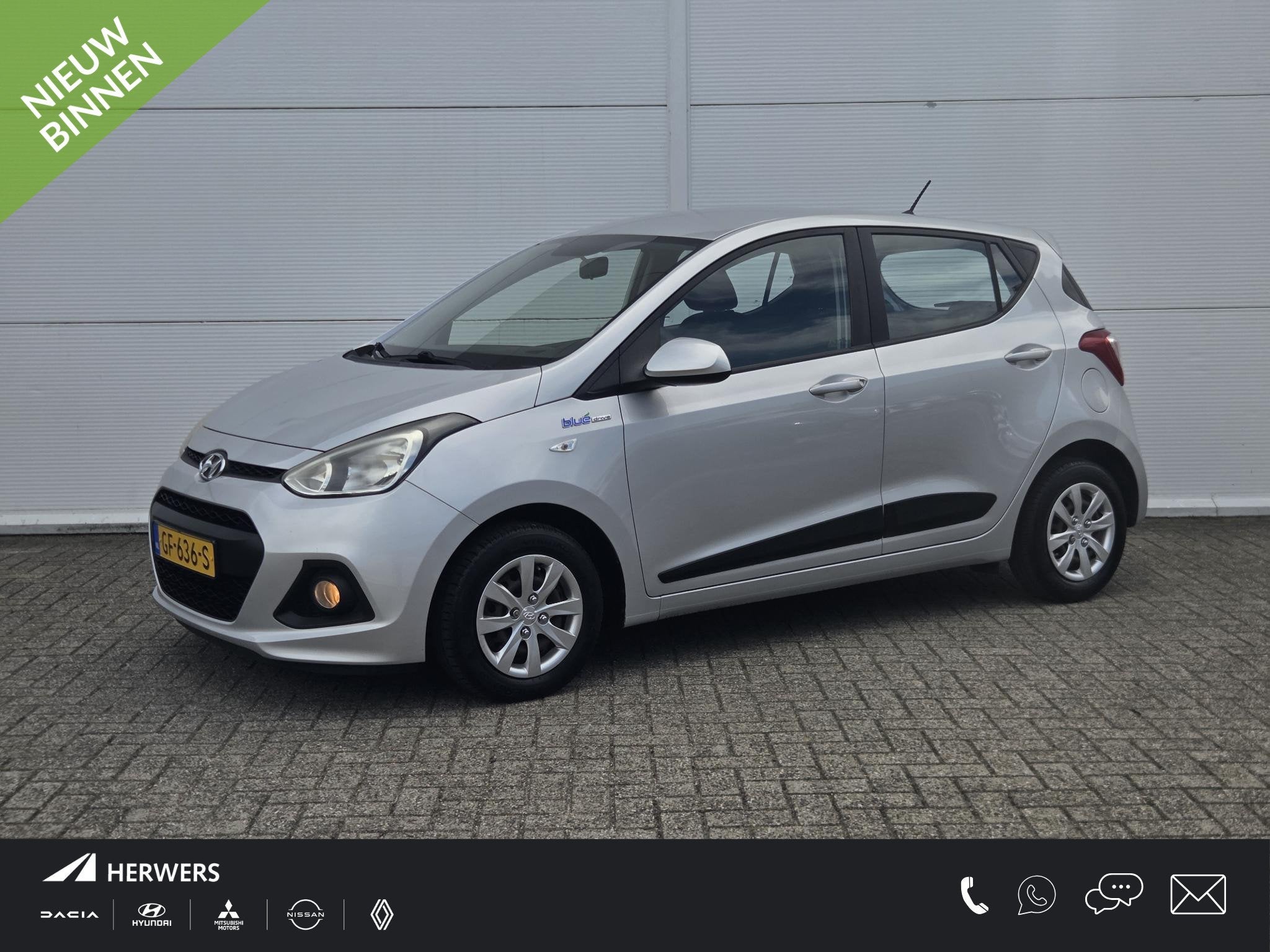 Hyundai i10 1.0i i-Motion Comfort / Airco / Cruise control, Auto's, Voorwielaandrijving, Euro 5, Stof, Gebruikt