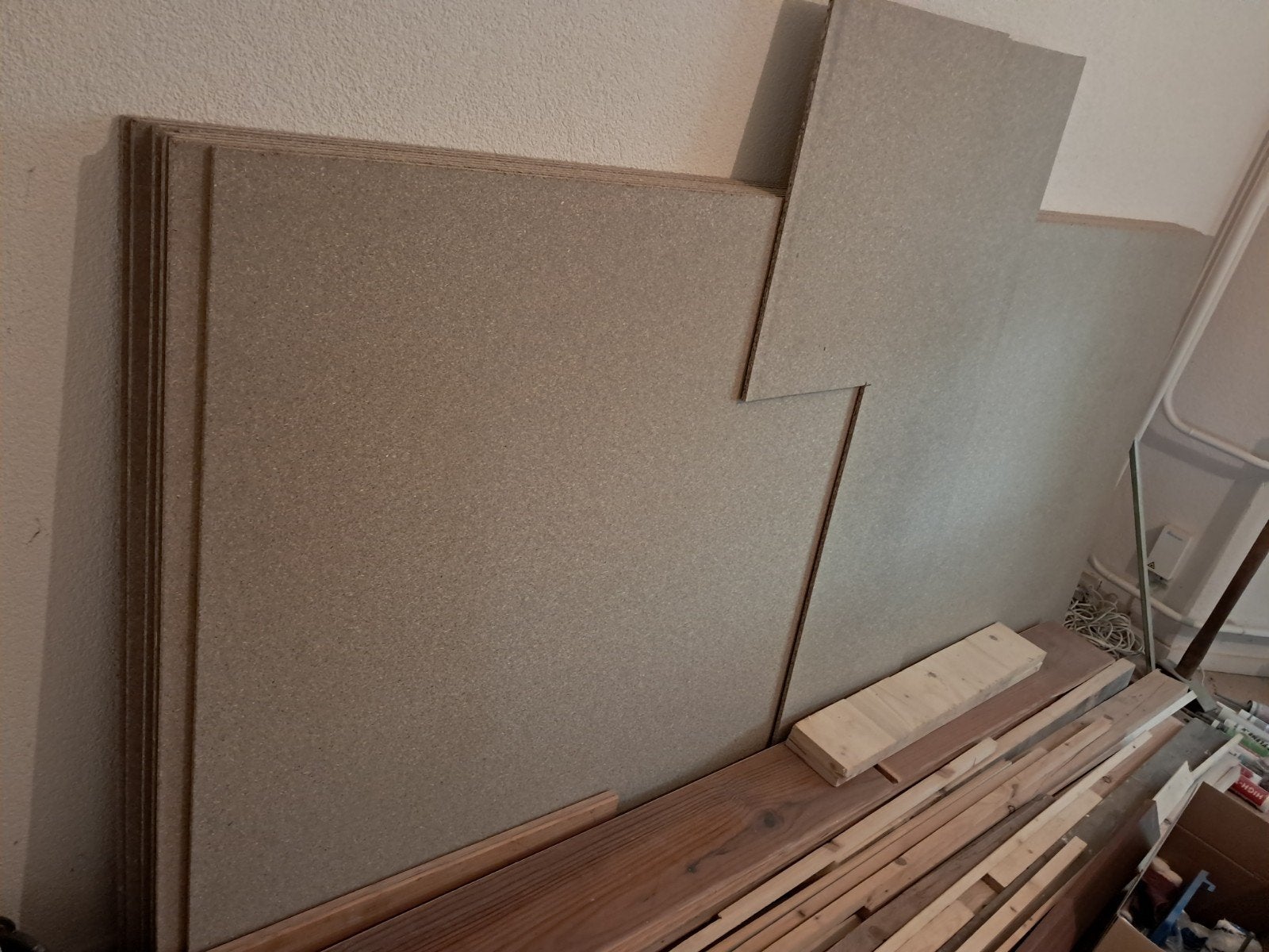 8x Spaanplaat 250 x 125 cm 10 mm dik nieuw + 1 gratis stuk, Doe-het-zelf en Verbouw, Hout en Planken, Ophalen, Gebruikt, Minder dan 25 mm