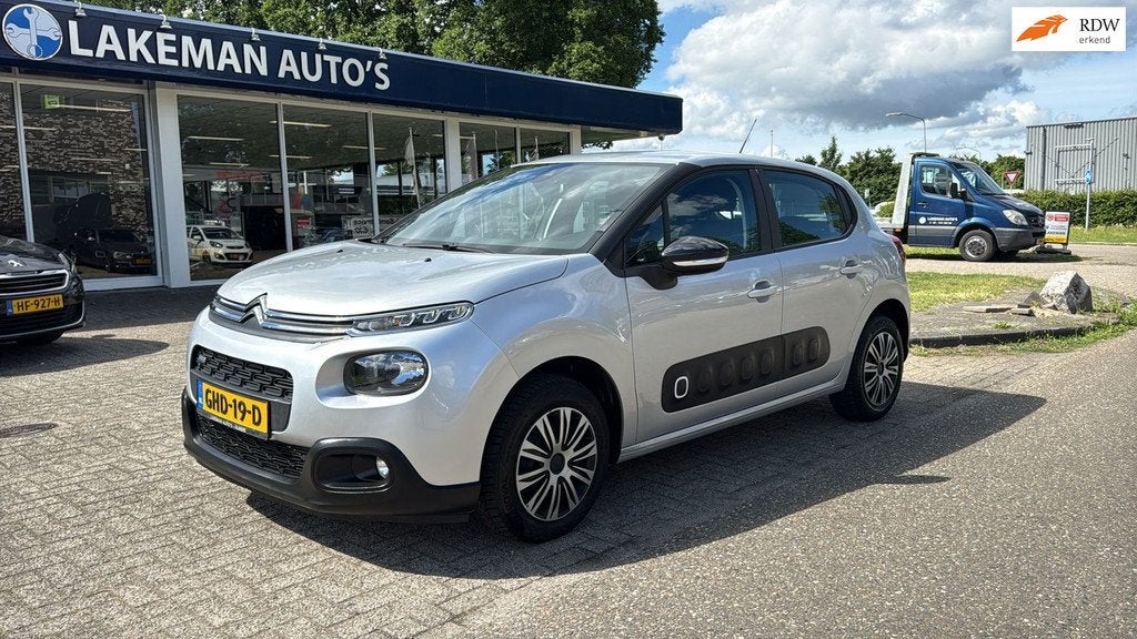 Citroen C3 1.2 PureTech Feel Silverline Huurkoop Inruil APK, Voorwielaandrijving, 450 kg, Gebruikt, Euro 6