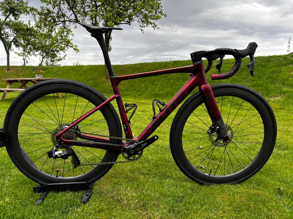 Elite SLR Racefiets SRAM rival axs- 49 - Zo goed als nieuw, 28 inch, Carbon, 10 tot 15 versnellingen, 49 tot 53 cm