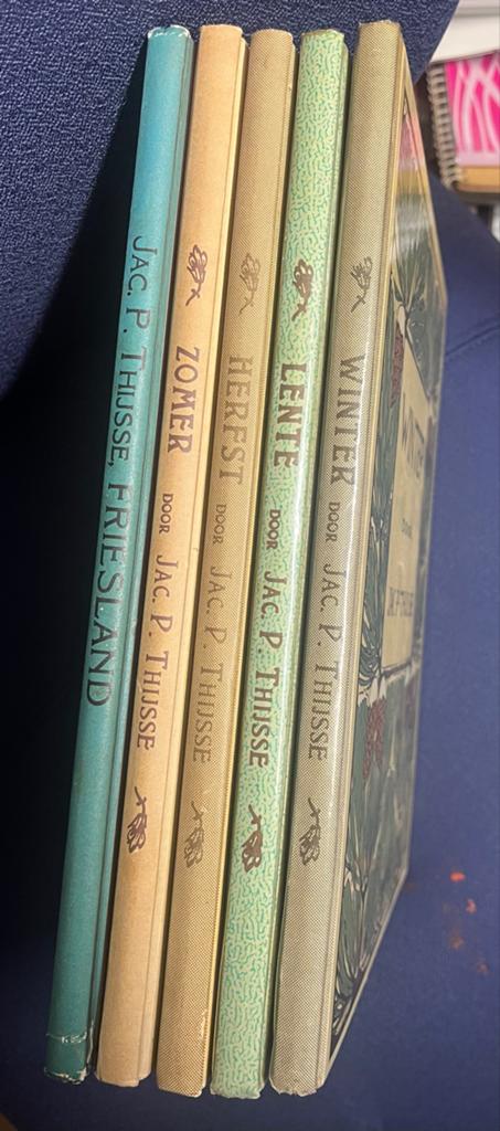 5 Jac. P. Thijsse boeken: De 4 seizoenen en Friesland, Boeken, Ophalen of Verzenden, Zo goed als nieuw, Natuur algemeen