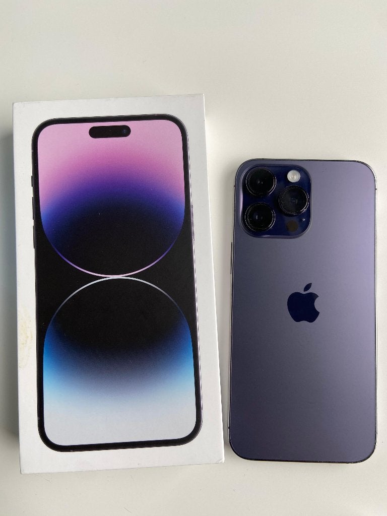 iPhone 14 Pro Max 256GB Paars – Doos + Garantie, 256 GB, Ajpcostaabreu@hotmail.com, 1328RA, Paars