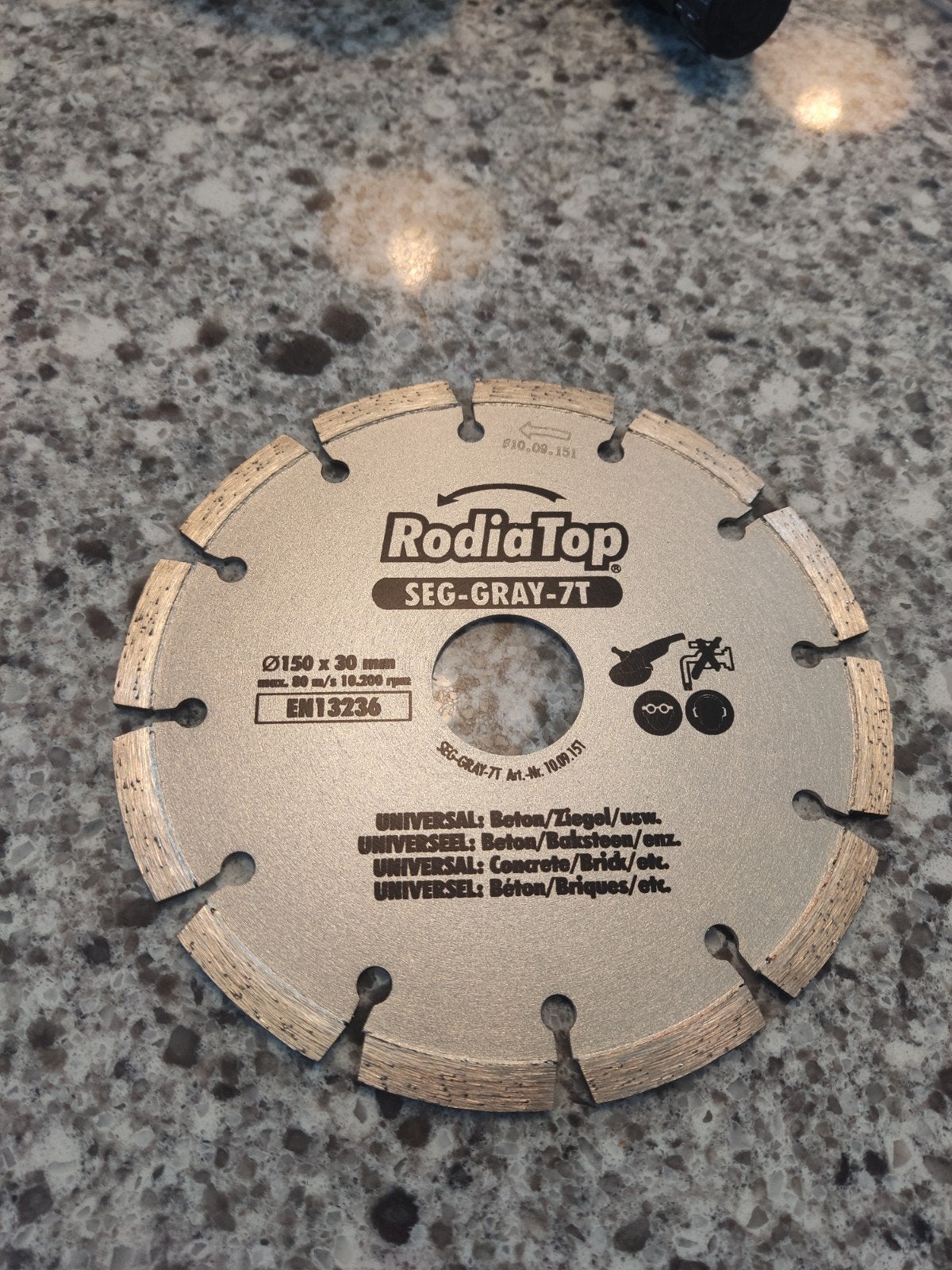RodiaTop Diamant Zaagblad Ø150x30mm voor Beton/Baksteen, Doe-het-zelf en Verbouw, Gereedschap | Zaagmachines, Cirkelzaag, RodiaTop