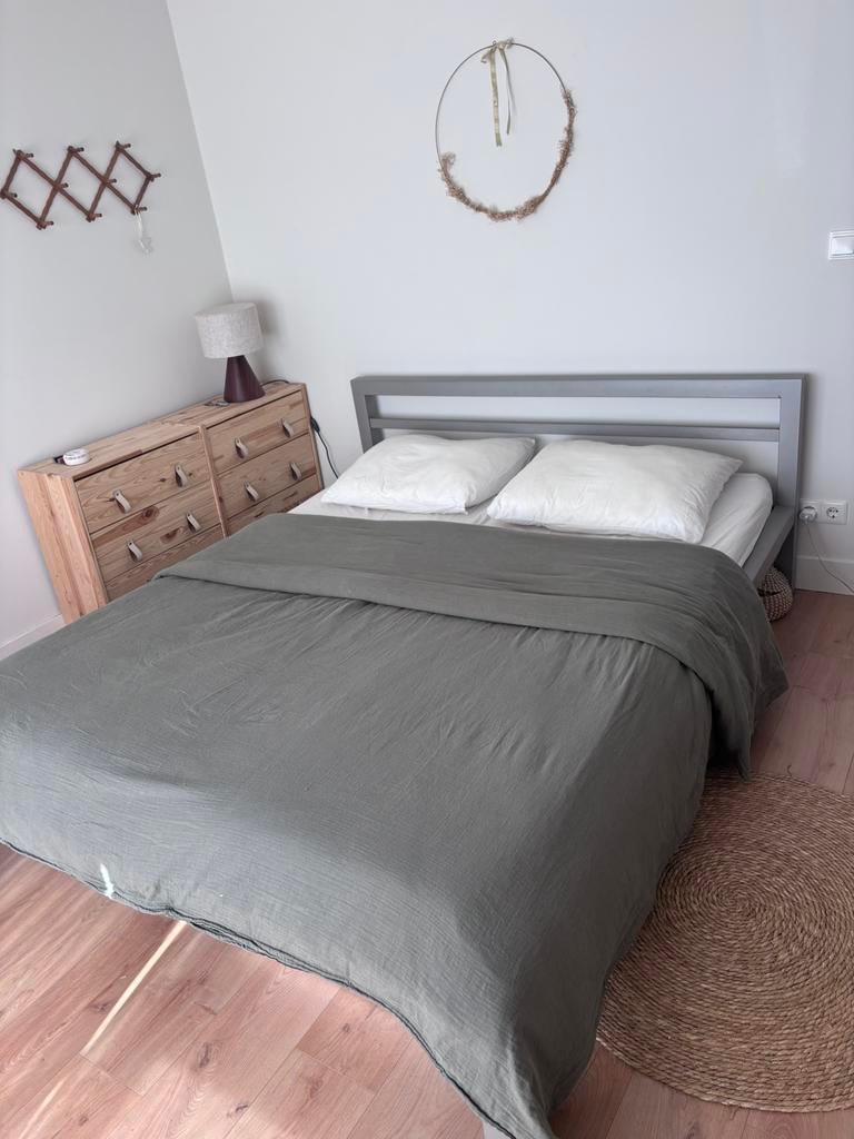 Tweepersoonsbed Hulshof, Ophalen, Tweepersoons, Zo goed als nieuw, 200 cm