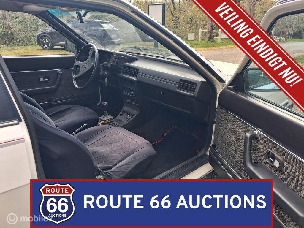 Audi Coupé GT | 1984 | Route 66 Auctions, Auto's, Overige carrosserieën, Zwart, Bedrijf, Handgeschakeld