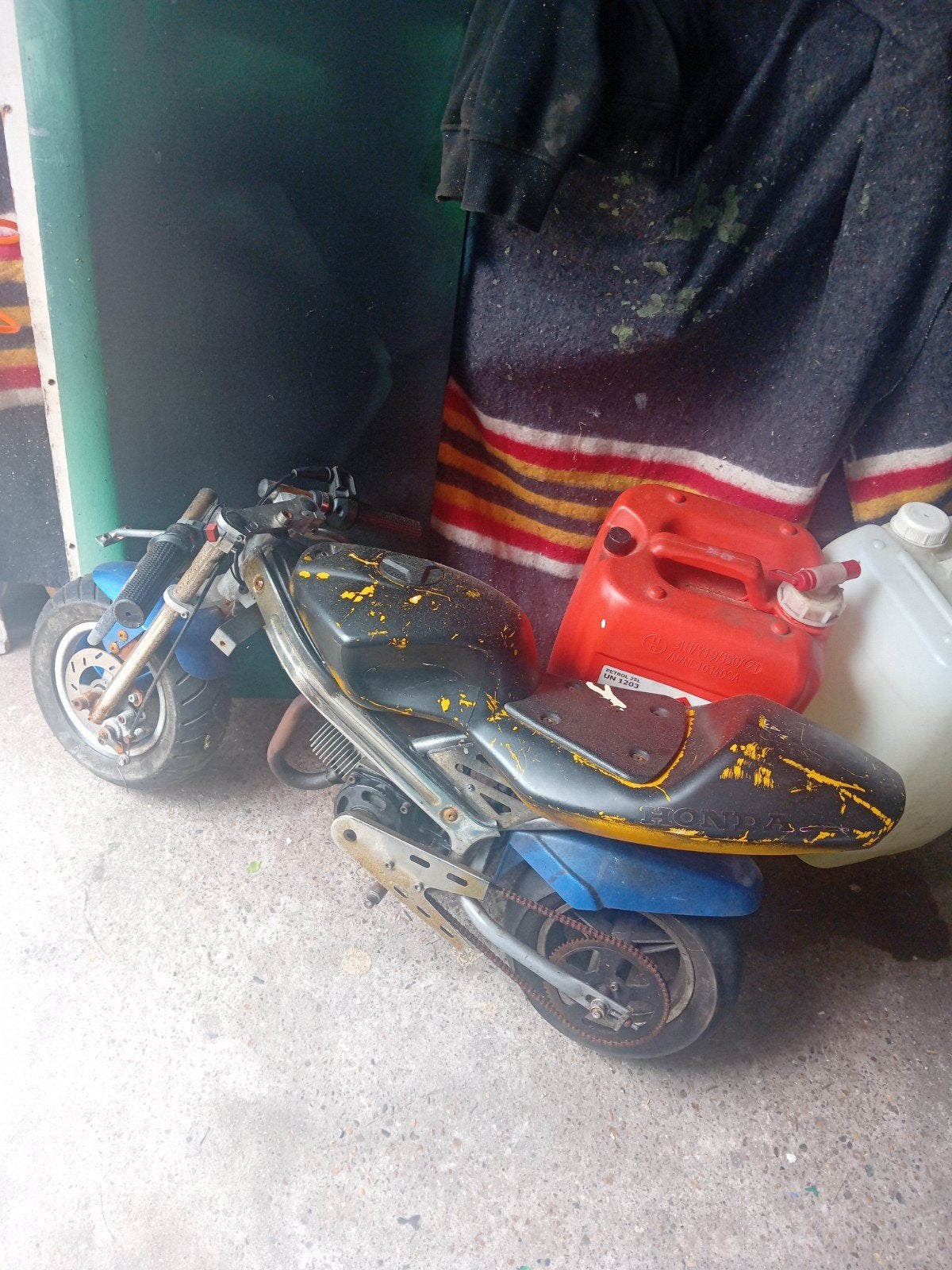 Minibike, Ophalen