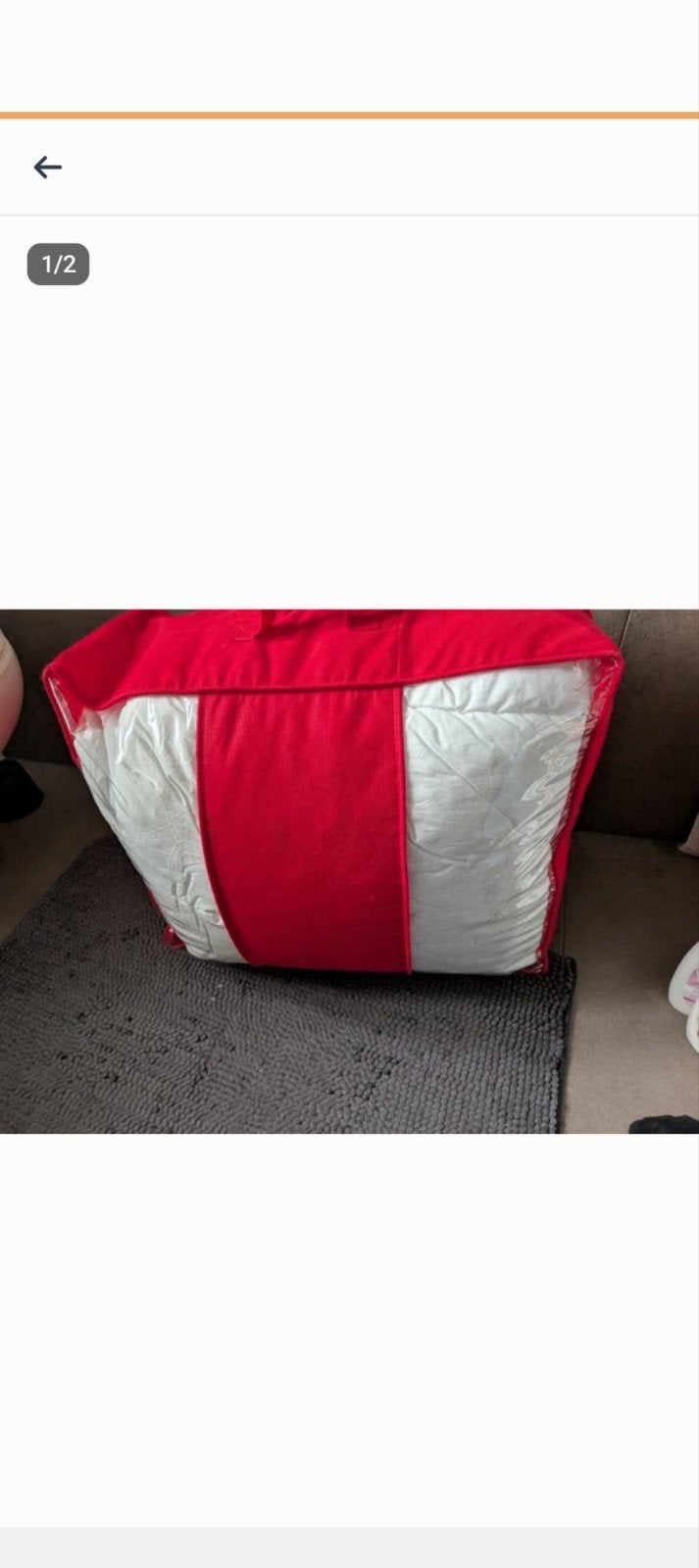 Nieuw dubbel dekbed ikea 220 x 240 cm, Huis en Inrichting, Slaapkamer | Beddengoed, Ophalen, Wit, Deken of Dekbed, Nieuw