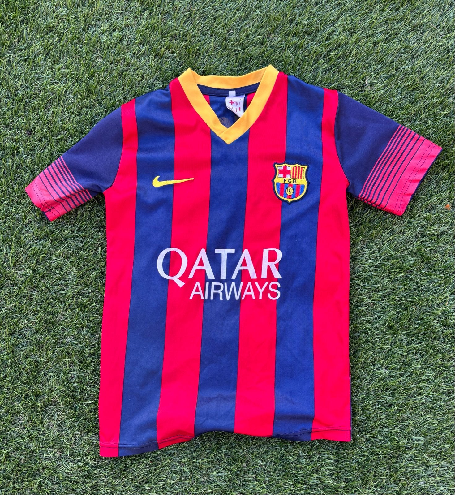 FC Barcelona Messi Thuisshirt 2014/2015, Meerkleurig, Overige maten, Ophalen of Verzenden, Zo goed als nieuw