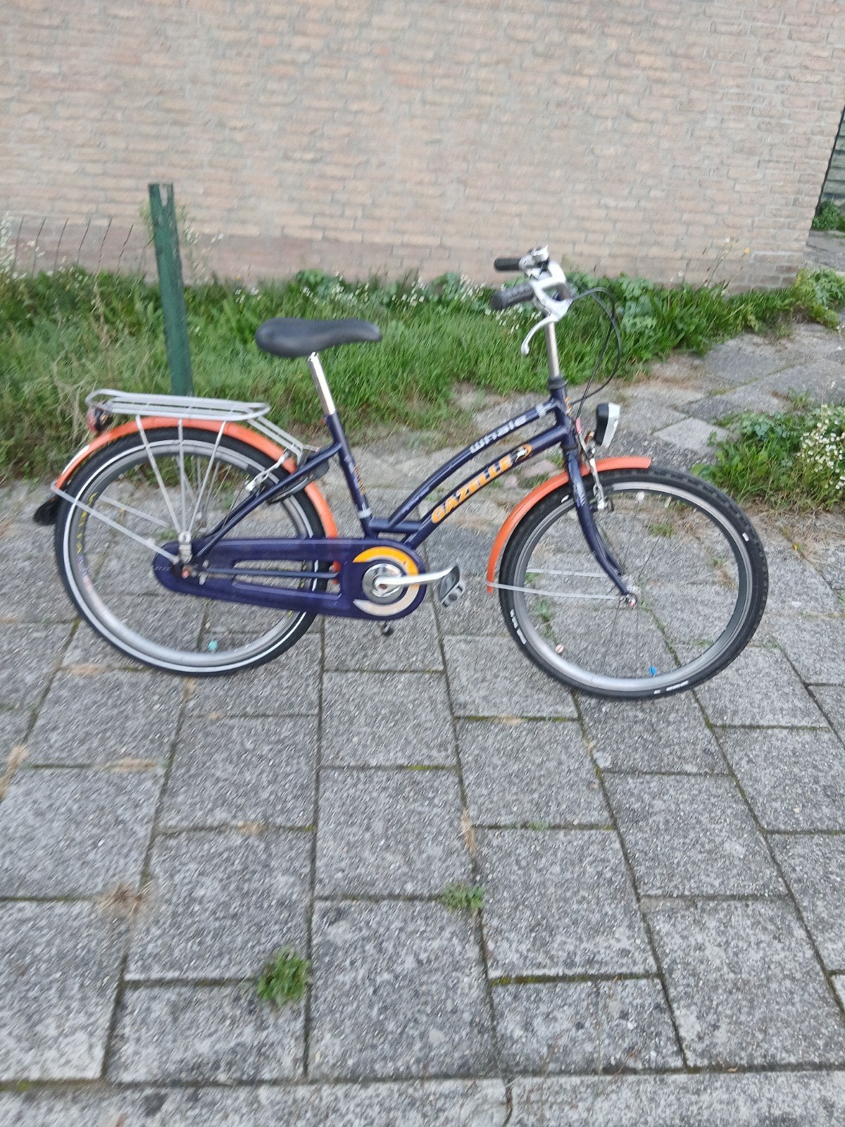 gazelle meisjes fiets terugtraprem 2 handremmen  24inch, Ophalen, Gebruikt, 20 inch of meer, Gazelle