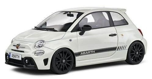FIAT 595 (500) Abarth '22, wit  Solido  118, Solido, Solido, Rue de L' Ecusson 2, 56120 Josselin France, Nieuw
