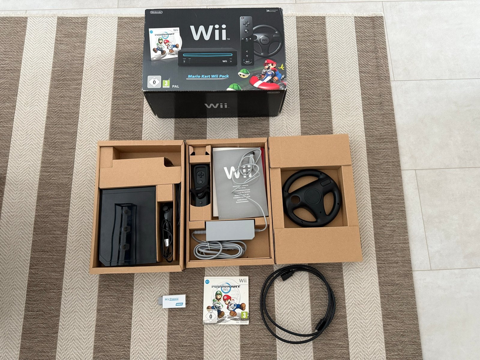 Mario Kart Wii Bundel CIB - Zo goed als nieuw!, Spelcomputers en Games, Ophalen of Verzenden, Zo goed als nieuw, Met 1 controller