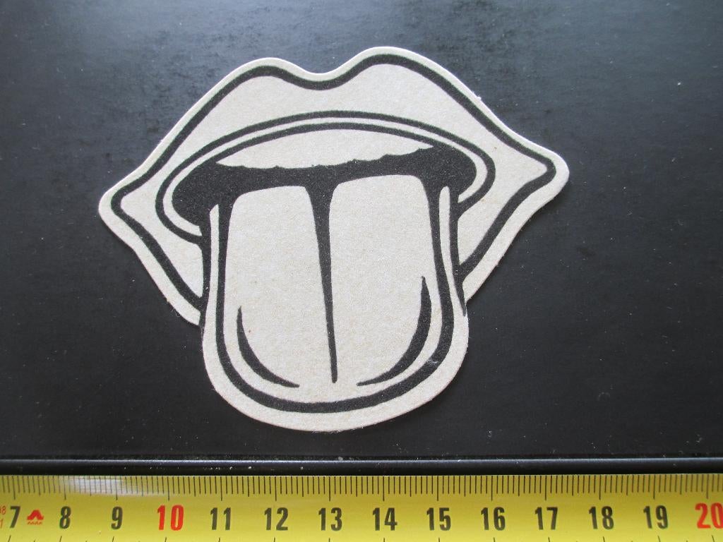 sticker VILT Carnaval  mond tong, Verzamelen, Stickers, Zo goed als nieuw, Ophalen