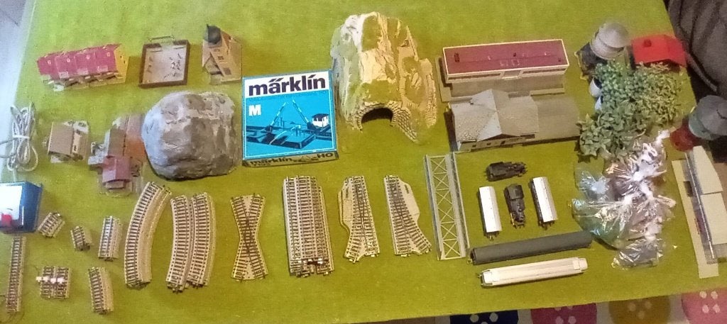 Leuke, complete Marklin treinset., Ophalen, Wisselstroom, Märklin, Gebruikt