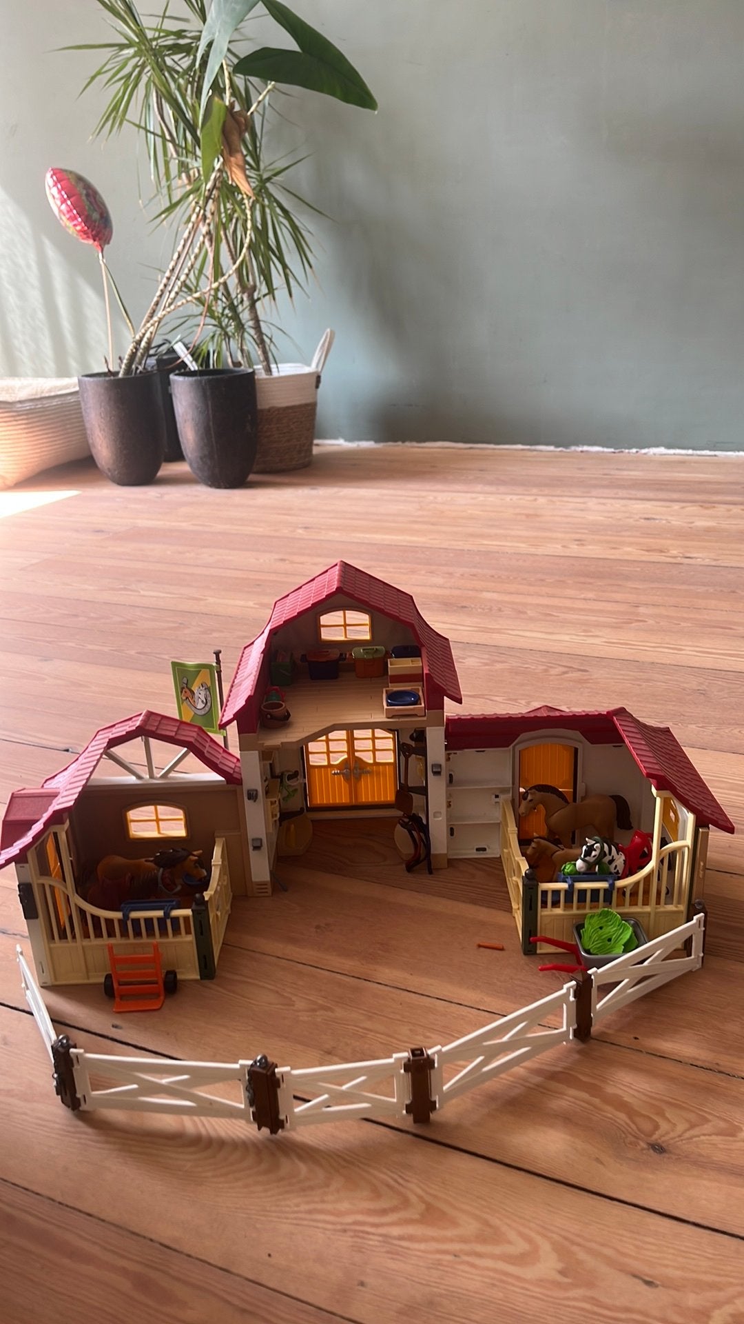 Playmobil paardenstal, Kinderen en Baby's, Speelgoed | Playmobil, Ophalen, Gebruikt, Losse onderdelen, Overige typen