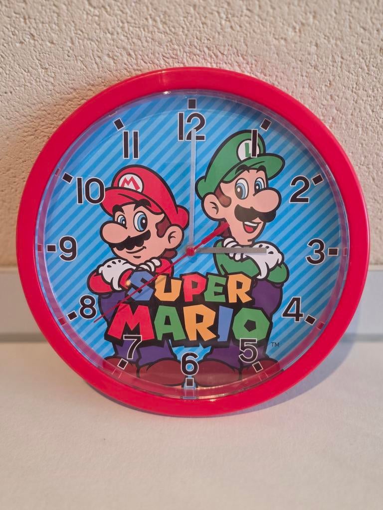 Super Mario Klok - Nieuw en Ongebruikt, Ophalen of Verzenden, Nieuw, Wandklok