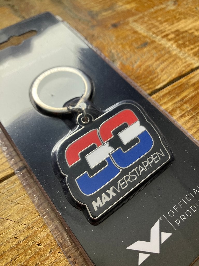 ✅ Max Verstappen Sleutelhanger Rood-Wit-Blauw Keychain Nieuw, Ophalen of Verzenden, Nieuw, Formule 1