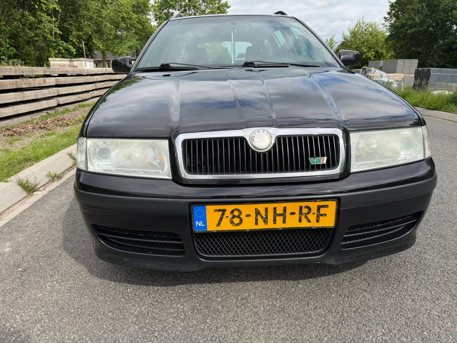 Skoda Octavia 1.8 Combi RS 132KW 2003 Zwart, 4 cilinders, 179 pk, Zwart, Origineel Nederlands