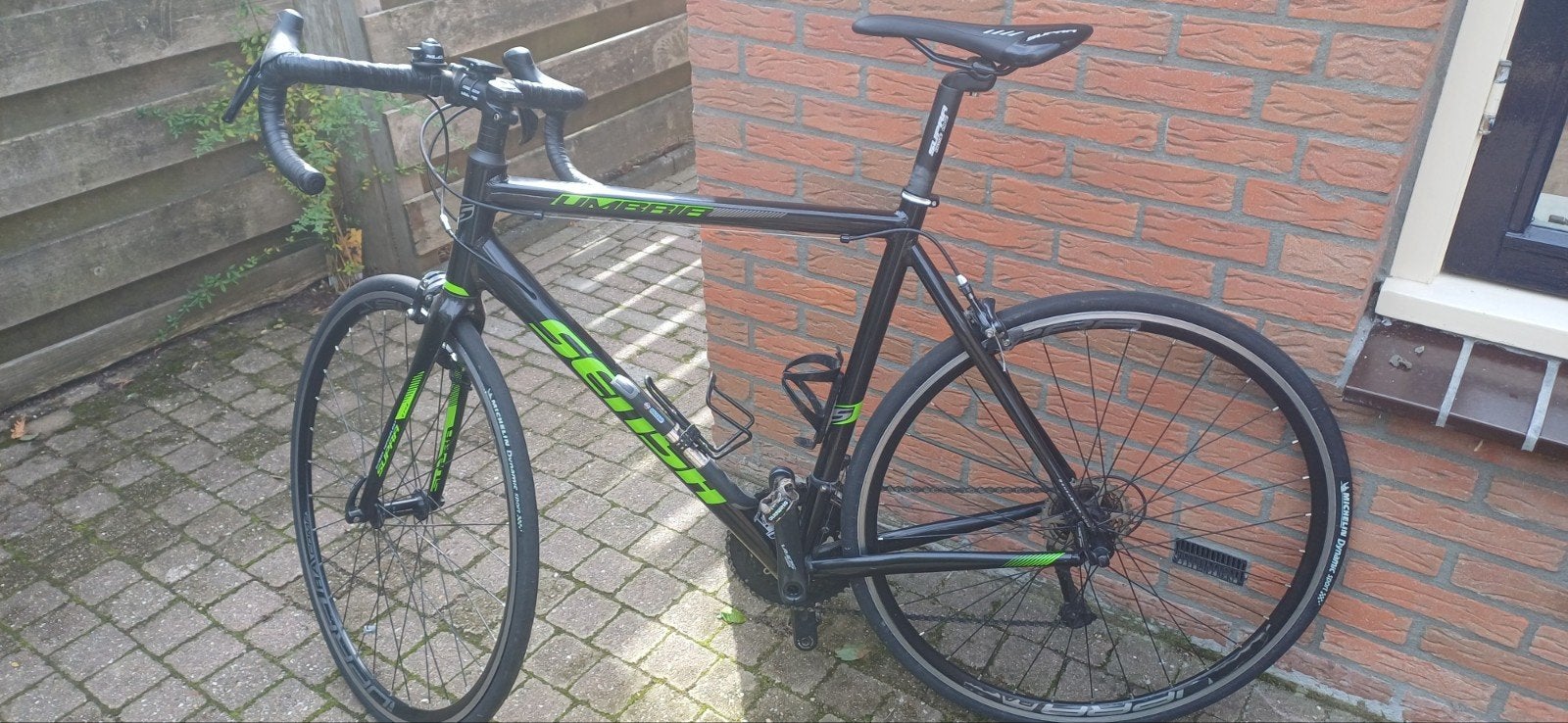 Racefiets sensa umbria framemaat 56, Gebruikt, 26 inch, 10 tot 15 versnellingen, 53 tot 57 cm