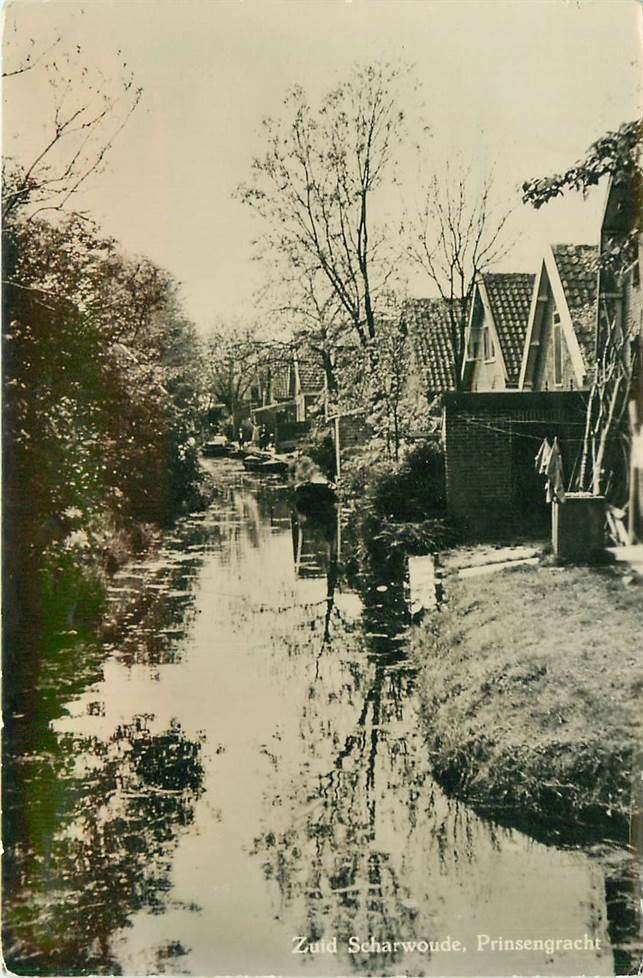 304-238-015 Zuid-Scharwoude Prinsengracht, Verzamelen, Ansichtkaarten | Nederland, Verzenden, Voor 1920, Noord-Holland