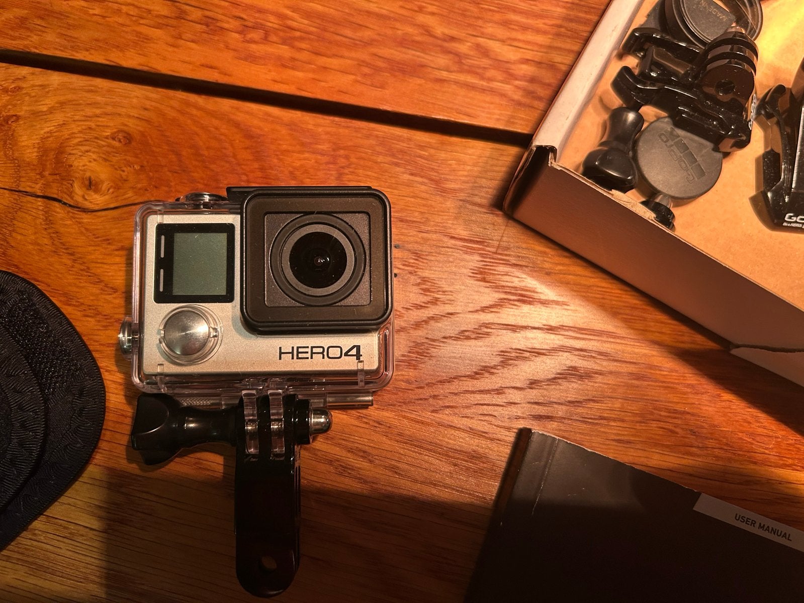 GoPro Hero 4 met veel accessoires en waterdichte behuizing