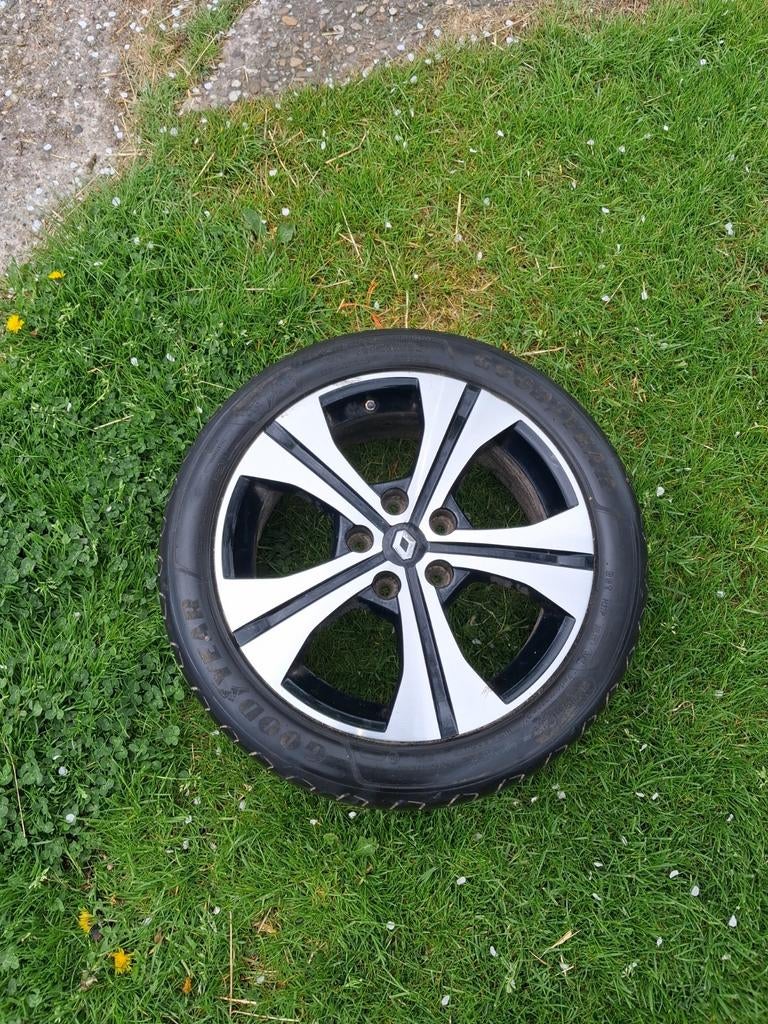Renault velgen 17 inch met sensor ventielen, Velg(en), 17 inch, Ophalen of Verzenden, Zomerbanden
