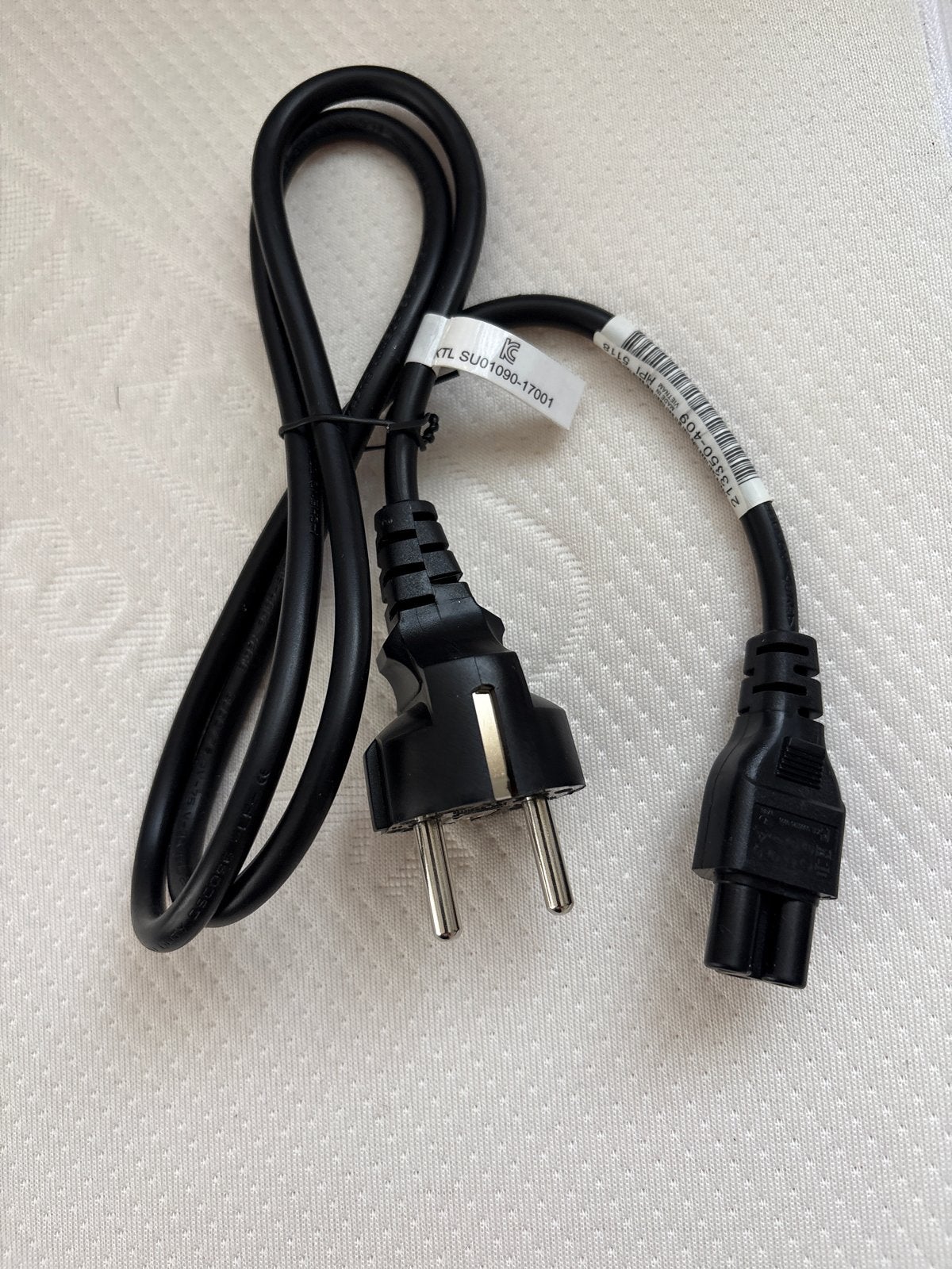 Mickey Mouse Stroomkabel C5 naar Schuko - 1 meter, Ophalen of Verzenden, Zo goed als nieuw