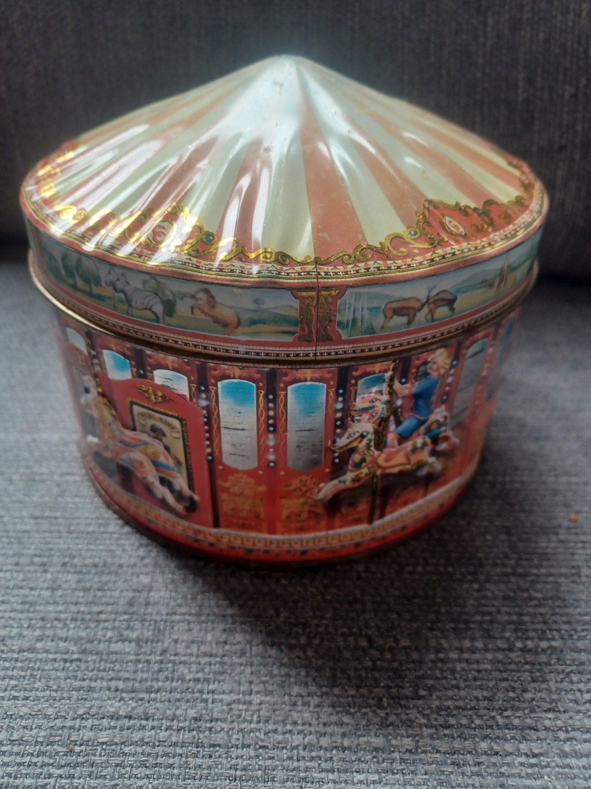carrousel blik, Ophalen of Verzenden, Gebruikt, Overige
