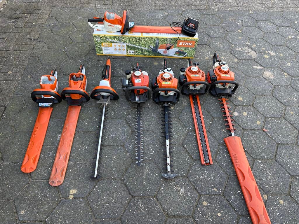Stihl en Husqvarna Bladblazers en Heggenschaar Collectie, Ophalen of Verzenden, Zo goed als nieuw