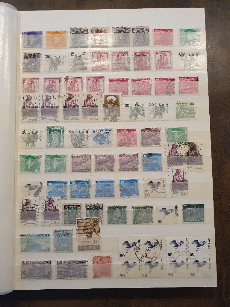 postzegels India, Ophalen of Verzenden, Buitenland