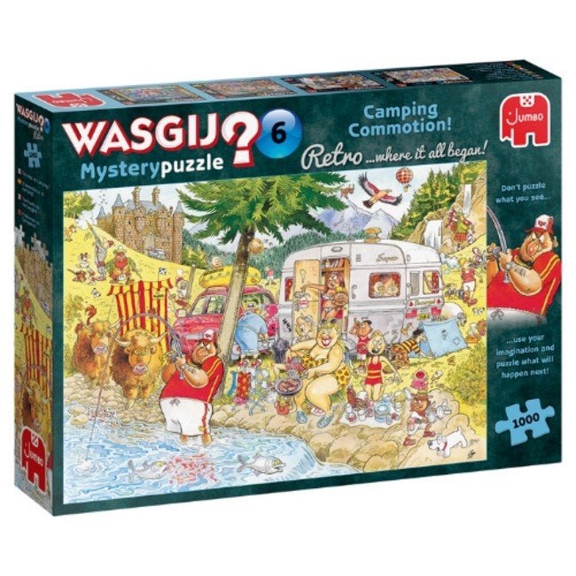 Legpuzzel WASGIJ Mystery nr 6, Ophalen, 500 t/m 1500 stukjes, Zo goed als nieuw, Legpuzzel