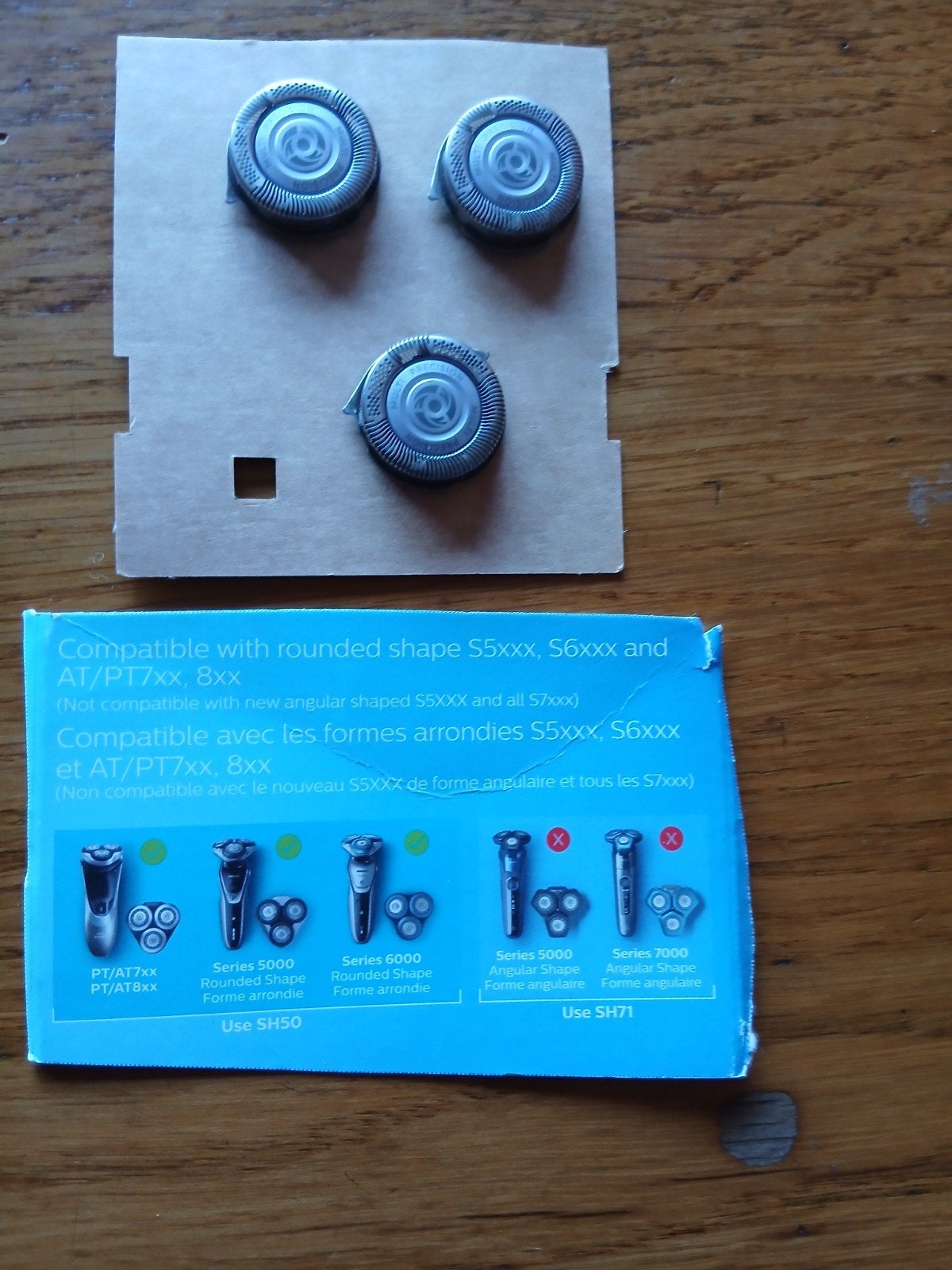 Philips scheerhoofden SH50/50 voor Series 5000, 6000, PT/AT, Witgoed en Apparatuur, Ophalen of Verzenden, Nieuw, Scheren en Epileren