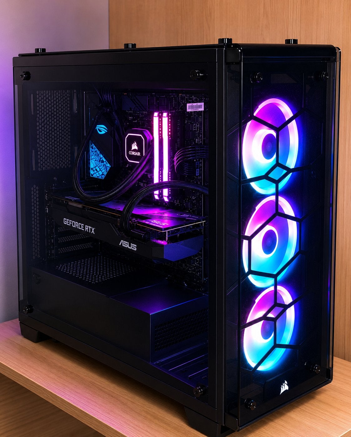 Gaming PC RTX 2080 • i9-9900K • 16GB RGB, Computers en Software, Ophalen, Gebruikt, Gaming, SSD