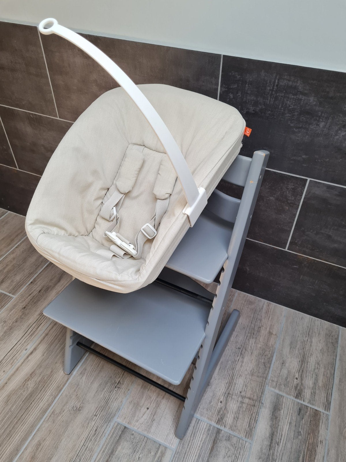 stokke tripp trapp inclusief newbornset, Ophalen, Zo goed als nieuw, Meegroeistoel