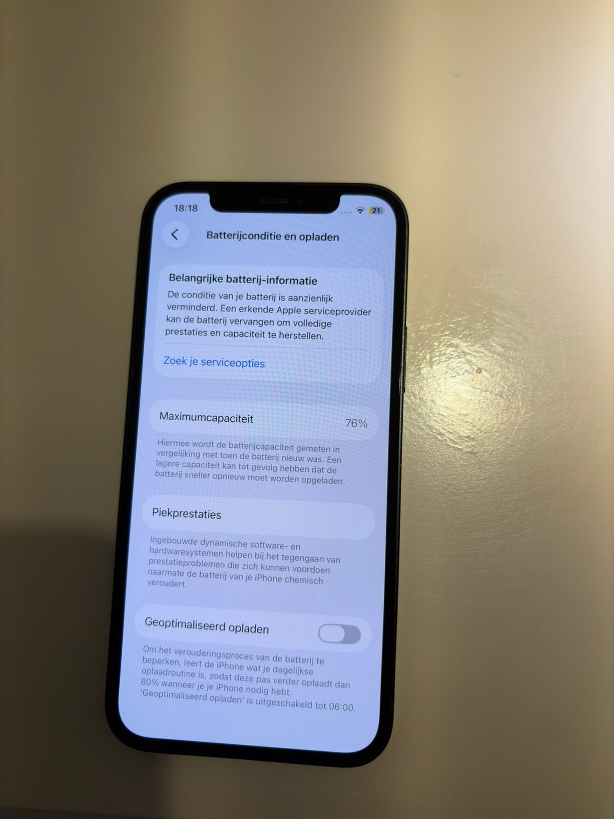 iPhone 12 - 128GB - Zwart, Ophalen, 128 GB, Zwart, Zo goed als nieuw
