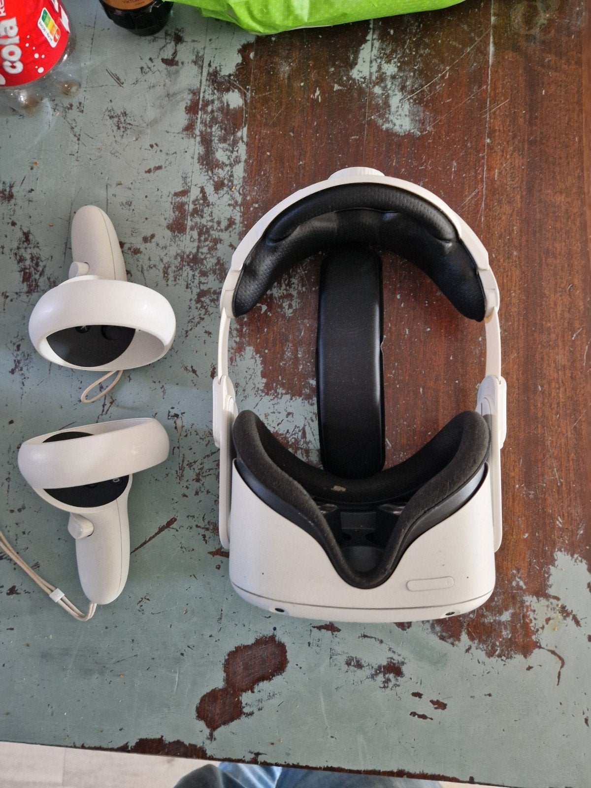 Meta Quest 2 VR-bril met controllers, Ophalen, Zo goed als nieuw, VR-bril, Overige platformen