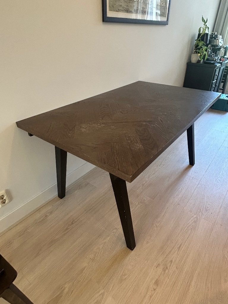 Tafel met 2 uitschuifbare delen, Ophalen, Gebruikt, 50 tot 100 cm, Vijf personen of meer