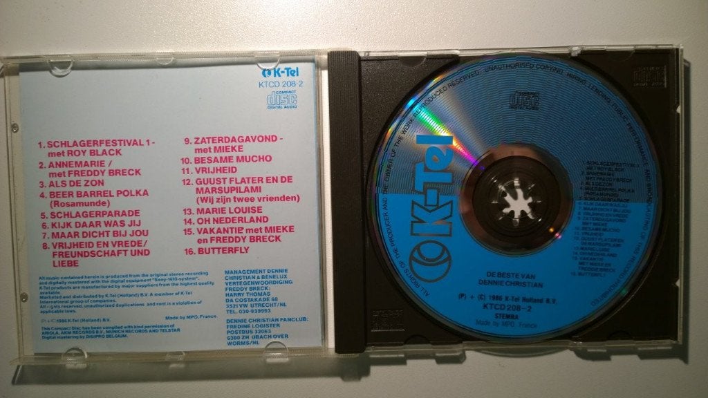 Dennie Christian - De Beste Van Dennie Christian, Cd's en Dvd's, Ophalen of Verzenden, Zo goed als nieuw, Pop, Album