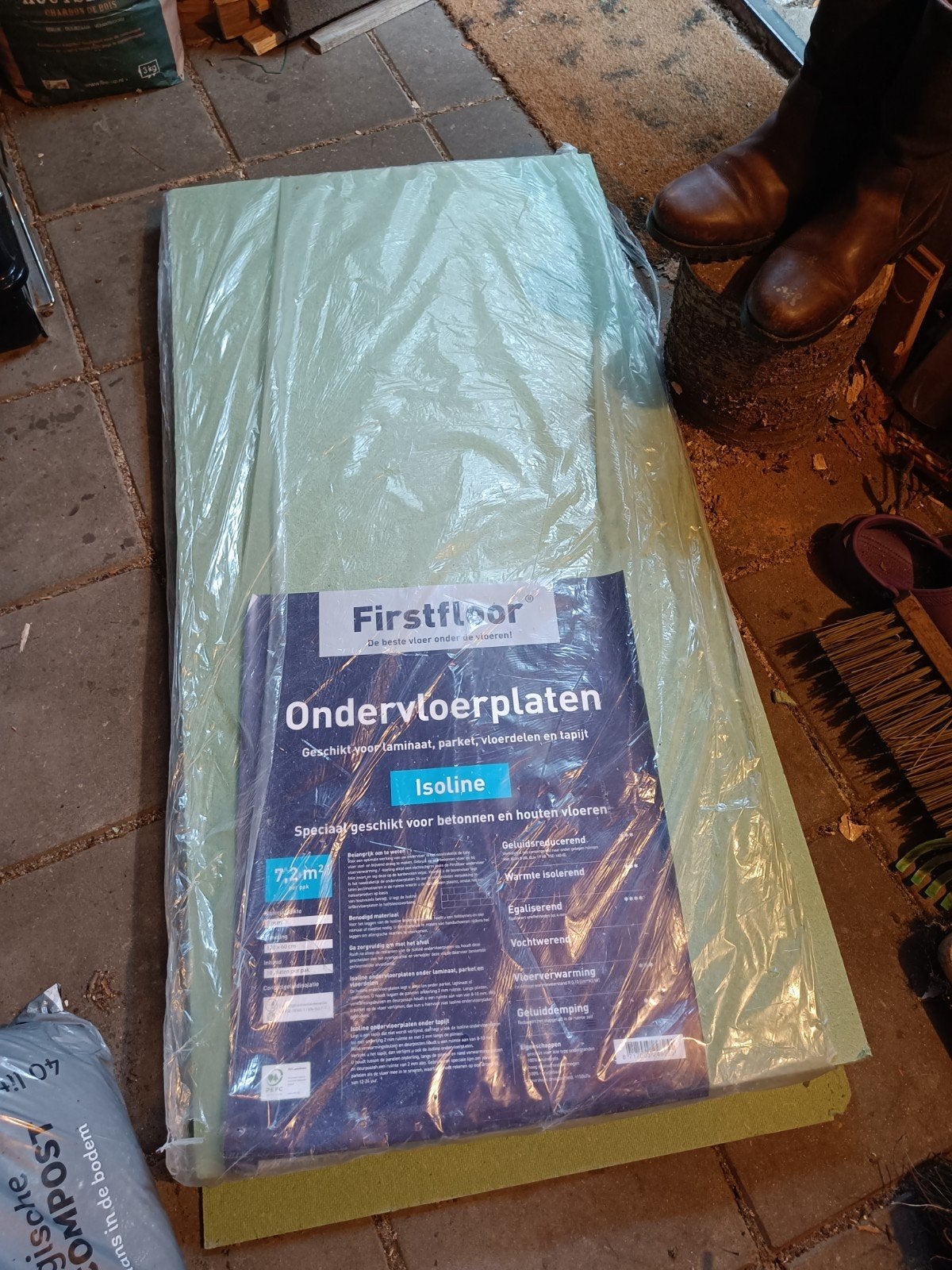 Firstfloor Ondervloerplaten Isoline 6,5 m², Ophalen, Overige materialen, 30 cm of meer, 50 tot 150 cm
