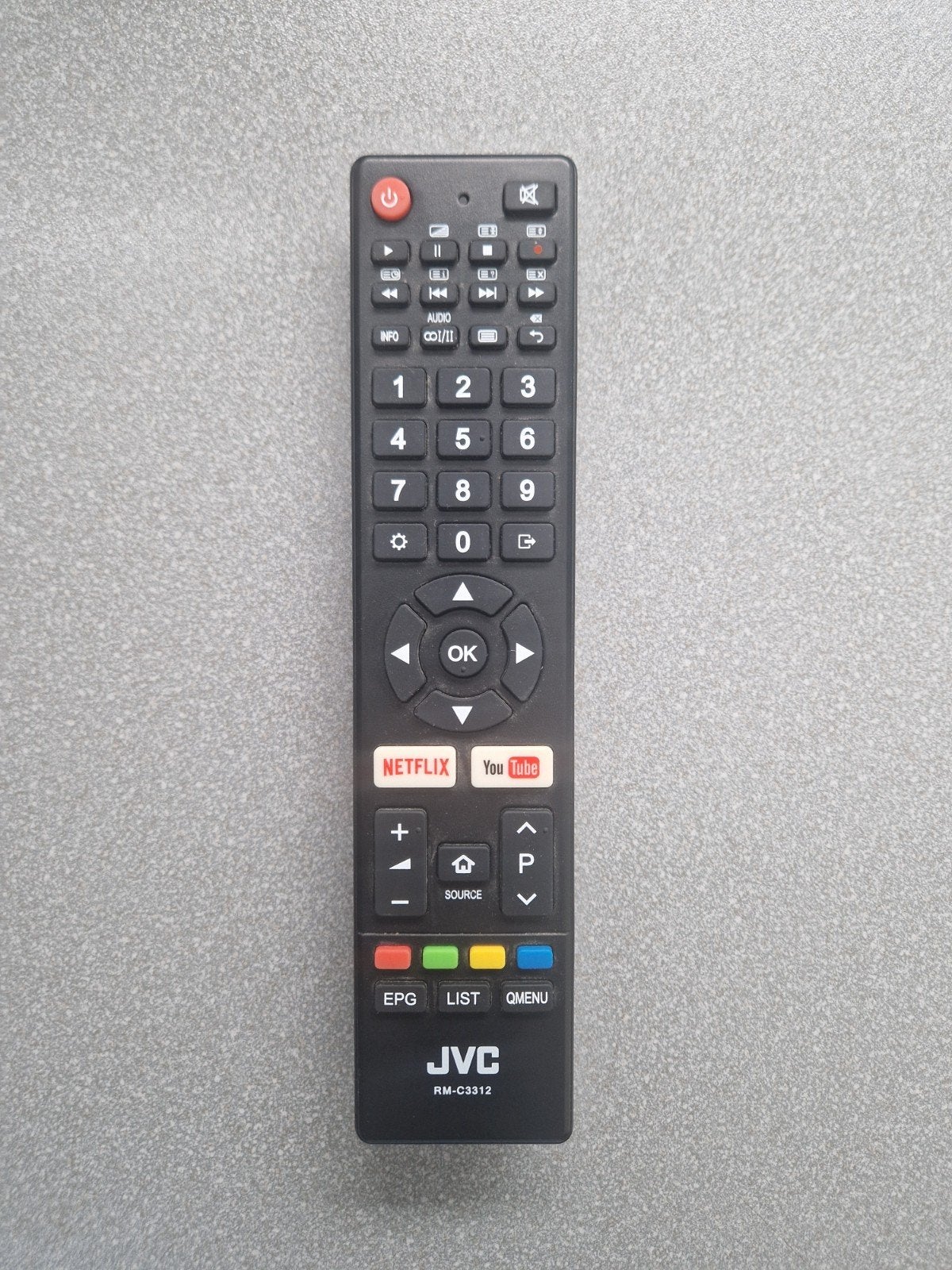 JVC RM-C3312 afstandsbediening, Ophalen of Verzenden, Gebruikt, Origineel, Tv