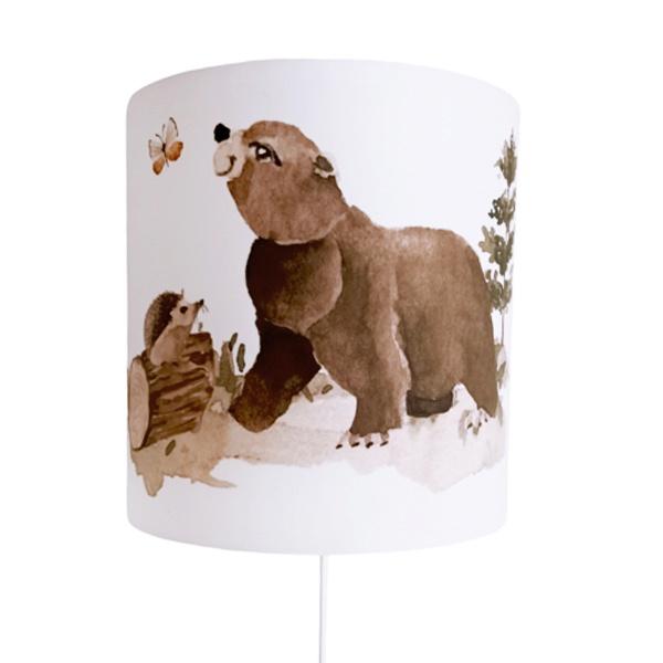 Wandlamp Bosdieren Aquarel Beer Little Dreamzzz, Bi & Li Creaties, Nieuw, Ophalen of Verzenden, Bilicreaties@gmail.com
